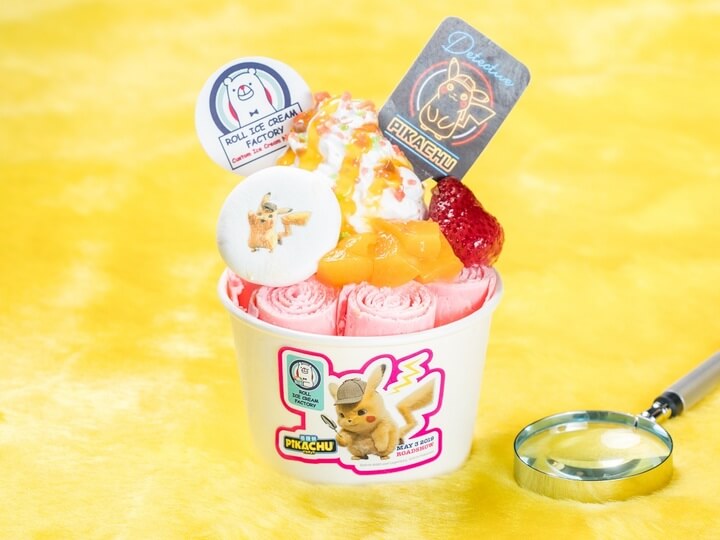 ロールアイスクリームファクトリー×映画「名探偵ピカチュウ」コラボメニュー