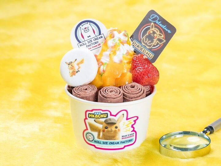 ロールアイスクリームファクトリー×映画「名探偵ピカチュウ」コラボメニュー