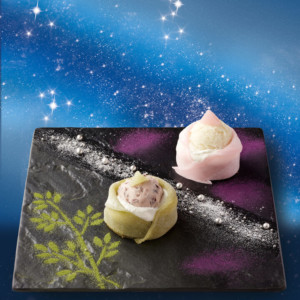 和カフェ「神楽坂 茶寮」から 七夕をイメージしたスイーツ「星空ロール ~七夕に願いを~」が期間限定で登場!