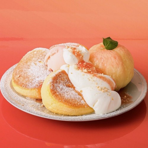 パンケーキ専門店「FLIPPER’S」奇跡のパンケーキ 白桃