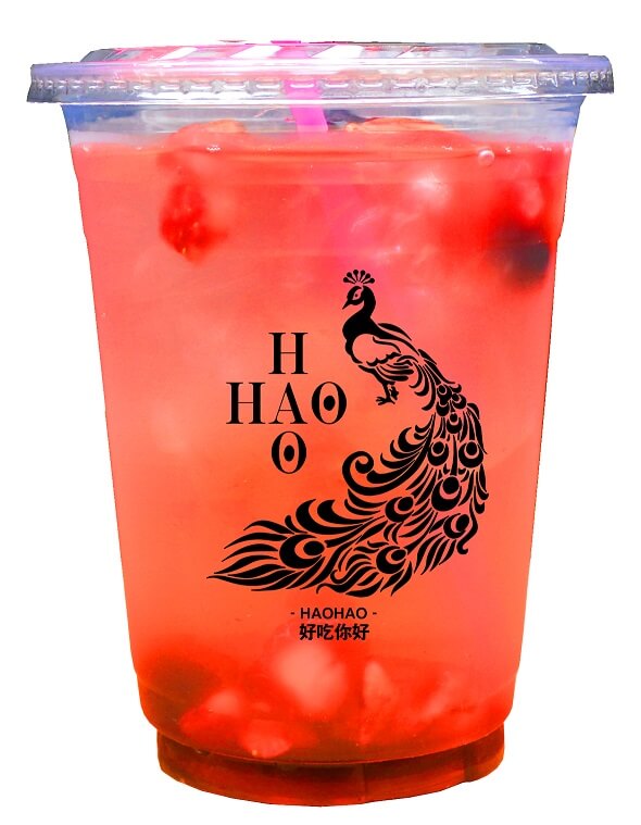 新宿御苑 生タピオカ専門店「好吃你好(ハオツーニーハオ)HAOHAO」 ミックスベリーソーダ