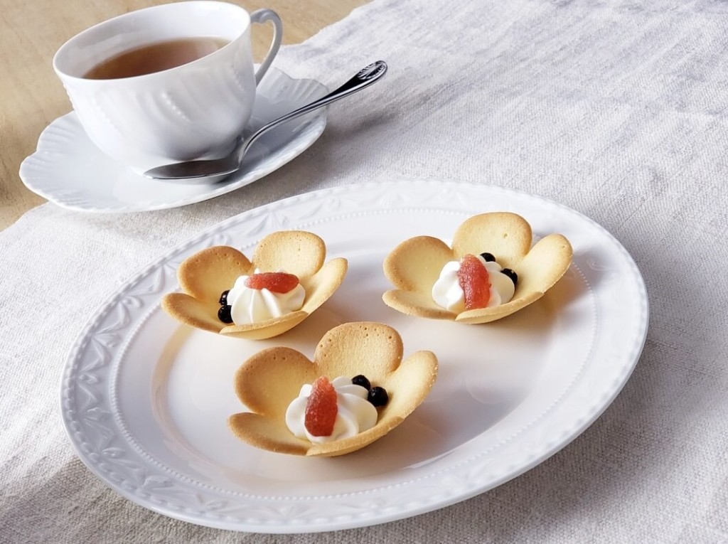 通販 お花の形のラングドシャ 大阪花ラング お取り寄せ開始 Cafe Release カフェリリース