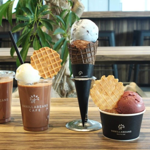 チョコレート専門店「VANILLABEANS BAYSIDE」アイスクリーム&ドリンク