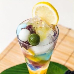【期間限定】茶寮都路里で大丸東京限定「琥珀パフェ」発売!まるで宝石のような輝き