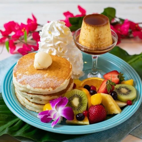 コナズ珈琲 プリンアラモアナパンケーキ