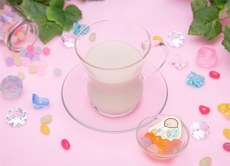 すみっコぐらし もぐらのおうちカフェ タピオカミルクティ