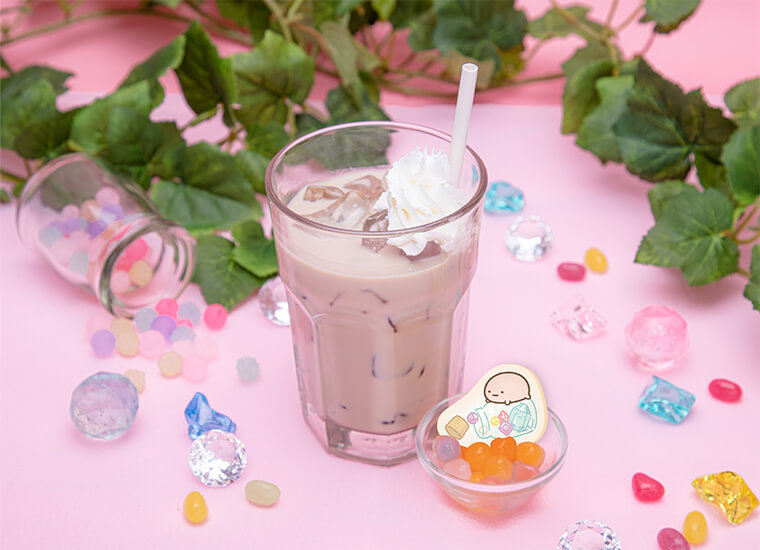 すみっコぐらし もぐらのおうちカフェ タピオカミルクティ