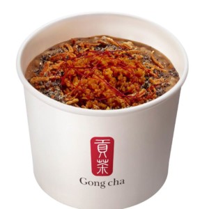 【新作】ゴンチャ初のフードメニュー「彩々粥」に、旨辛な味わいの『彩々粥 黒胡麻坦々』が新登場!