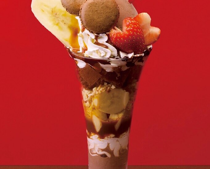 銀座コージーコーナー ガーナジェラートのLOVING♡パフェ
