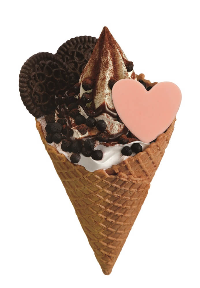 ミニソフ ワッフルソフトクリームチョコクッキー