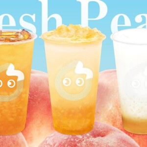 【期間限定】CoCo都可にシャキシャキのホワイトピーチがたっぷりな「ピーチシリーズ」が日本初上陸!