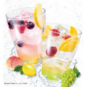 【新作】エクセルシオールカフェでりんご酢を使った炭酸ドリンク「ビネガーソーダ」2種を発売!