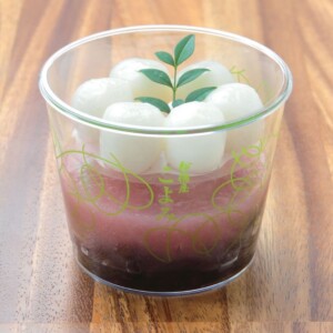 【期間限定】船橋屋こよみ で みずみずしい白桃をふんだんに使用した 『白桃の白玉しるこ』を発売!