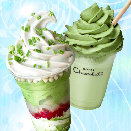ホテルショコラ 『抹茶フルーツサンデー』と『抹茶チルドチョック』
