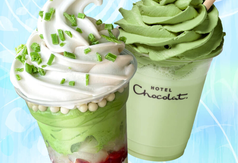 ホテルショコラ 『抹茶フルーツサンデー』と『抹茶チルドチョック』