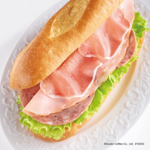ドトール ミラノサンドA 生ハム・ボンレスハム・ボローニャソーセージ