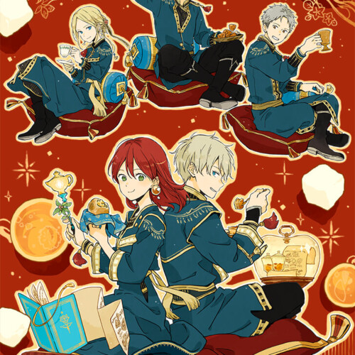 「15th Anniversary 赤髪の白雪姫コラボレーションカフェ」描きおろしイラスト