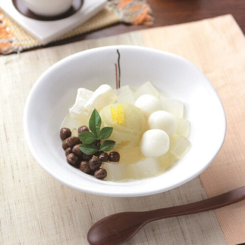船橋屋 柚子白玉あんみつ