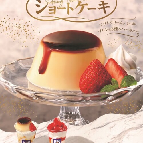 ミニソフ 『プリンショートケーキ』と『いちごショートケーキ』