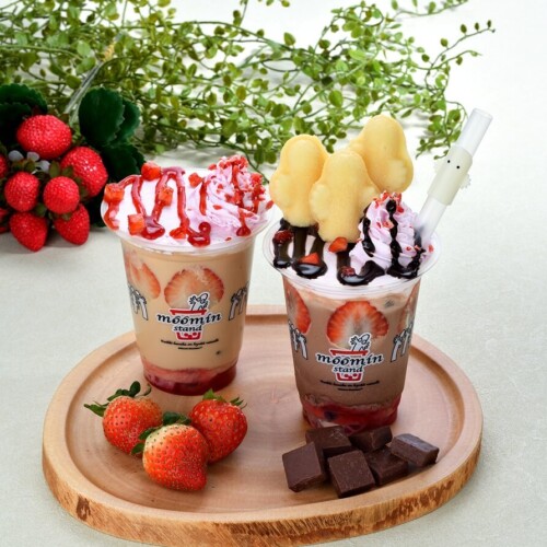 ムーミンスタンド 苺ドリンク