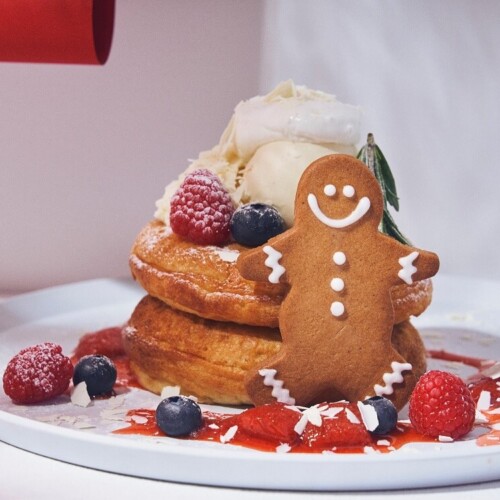 クリスマス“アドベント”パンケーキ ジンジャーマンクッキーとコポーホワイトチョコレート