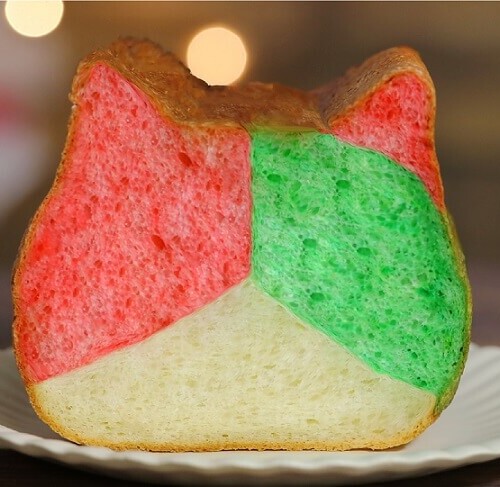 ねこねこ食パン Xmas三毛猫