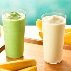 【新作】カフェドクリエで「からだハピネス®︎」なフレッシュバナナオレ&グリーンスムージーや自家製珈琲ゼリーパフェを発売!